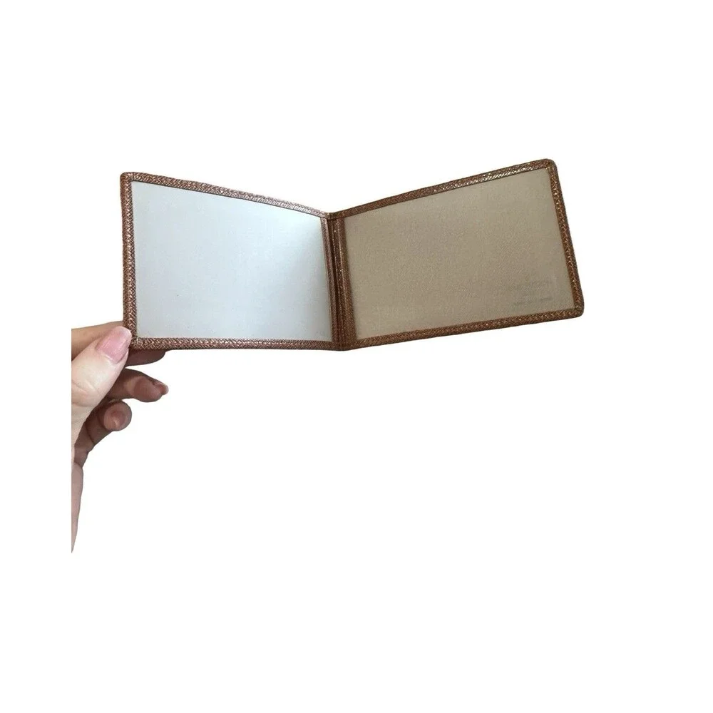 NEW 🔥 Louis Vuitton Brown ID Holder Card Wallet Insert Never used